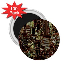 New York City Nyc Skyscrapers 2 25  Magnets (100 Pack)  by Cowasu