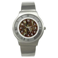 New York City Nyc Skyscrapers Stainless Steel Watch by Cowasu