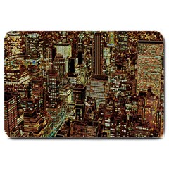 New York City Nyc Skyscrapers Large Doormat