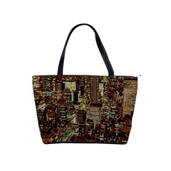 New York City Nyc Skyscrapers Classic Shoulder Handbag by Cowasu