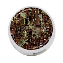 New York City Nyc Skyscrapers 4-port Usb Hub (two Sides) by Cowasu