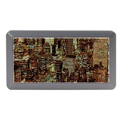 New York City Nyc Skyscrapers Memory Card Reader (mini) by Cowasu