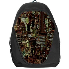 New York City Nyc Skyscrapers Backpack Bag by Cowasu