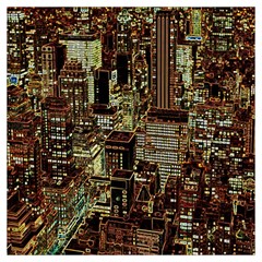 New York City Nyc Skyscrapers Lightweight Scarf  by Cowasu