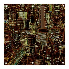 New York City Nyc Skyscrapers Banner And Sign 3  X 3  by Cowasu