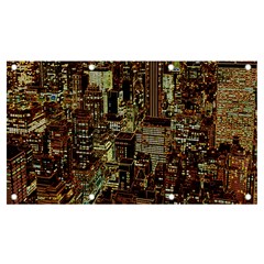 New York City Nyc Skyscrapers Banner And Sign 7  X 4  by Cowasu