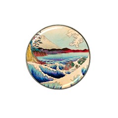 Wave Japanese Mount Fuji Woodblock Print Ocean Hat Clip Ball Marker (10 Pack) by Cowasu