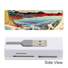 Wave Japanese Mount Fuji Woodblock Print Ocean Memory Card Reader (stick) by Cowasu