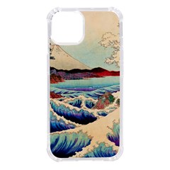 Wave Japanese Mount Fuji Woodblock Print Ocean Iphone 14 Tpu Uv Print Case