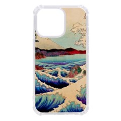 Wave Japanese Mount Fuji Woodblock Print Ocean Iphone 13 Pro Tpu Uv Print Case by Cowasu