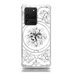 Vintage Design Line Art Frame Antique Old Retro Samsung Galaxy S20 Ultra 6 9 Inch Tpu Uv Case by Cowasu