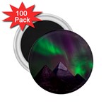 Fantasy Pyramid Mystic Space Aurora 2.25  Magnets (100 pack)  Front