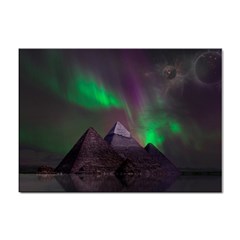 Fantasy Pyramid Mystic Space Aurora Sticker A4 (100 Pack) by Cowasu