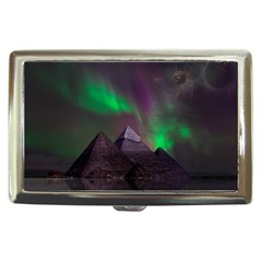 Fantasy Pyramid Mystic Space Aurora Cigarette Money Case