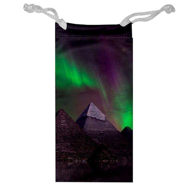 Fantasy Pyramid Mystic Space Aurora Jewelry Bag