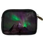 Fantasy Pyramid Mystic Space Aurora Digital Camera Leather Case Back