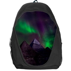 Fantasy Pyramid Mystic Space Aurora Backpack Bag by Cowasu