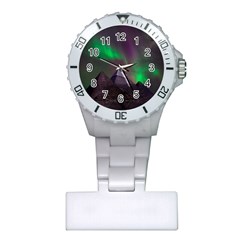 Fantasy Pyramid Mystic Space Aurora Plastic Nurses Watch