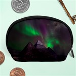 Fantasy Pyramid Mystic Space Aurora Accessory Pouch (Large) Front