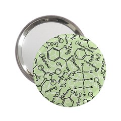 Multicolored Chemical Bond Illustration Chemistry Formula Science 2 25  Handbag Mirrors by Cowasu