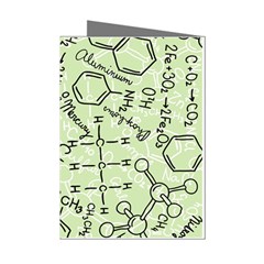 Multicolored Chemical Bond Illustration Chemistry Formula Science Mini Greeting Cards (pkg Of 8)