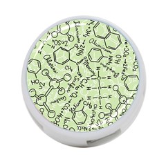 Multicolored Chemical Bond Illustration Chemistry Formula Science 4-port Usb Hub (two Sides) by Cowasu