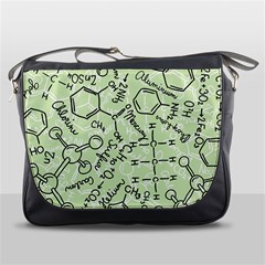 Multicolored Chemical Bond Illustration Chemistry Formula Science Messenger Bag by Cowasu