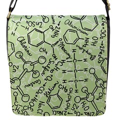 Multicolored Chemical Bond Illustration Chemistry Formula Science Flap Closure Messenger Bag (s) by Cowasu