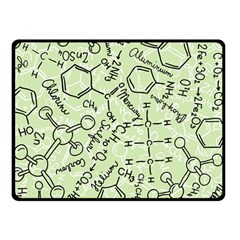 Multicolored Chemical Bond Illustration Chemistry Formula Science Two Sides Fleece Blanket (small) by Cowasu