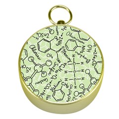 Multicolored Chemical Bond Illustration Chemistry Formula Science Gold Compasses by Cowasu