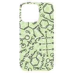 Multicolored Chemical Bond Illustration Chemistry Formula Science Iphone 14 Pro Max Black Uv Print Case by Cowasu