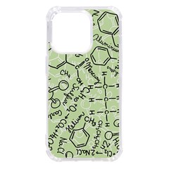 Multicolored Chemical Bond Illustration Chemistry Formula Science Iphone 14 Pro Tpu Uv Print Case by Cowasu