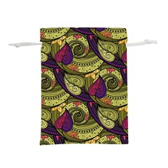 Pattern Vector Texture Style Garden Drawn Hand Floral Lightweight Drawstring Pouch (m) by Cowasu