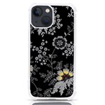 White And Yellow Floral And Paisley Illustration Background iPhone 13 mini TPU UV Print Case Front