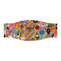 Multicolored Doodle Art Wallpaper Stretchable Headband by Cowasu