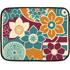 Japanese Folk Art Fleece Blanket (mini) by danenraven