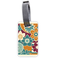 Japanese Folk Art Luggage Tag (one Side) by danenraven