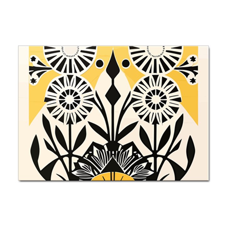 Flowers Pattern Sticker A4 (10 pack)