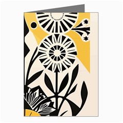 Flowers Pattern Greeting Cards (pkg Of 8)