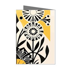 Flowers Pattern Mini Greeting Cards (pkg Of 8) by danenraven