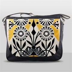 Flowers Pattern Messenger Bag by danenraven