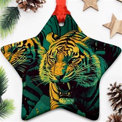 Tiger Ornament (star)