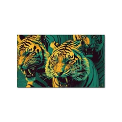 Tiger Sticker Rectangular (10 Pack) by danenraven