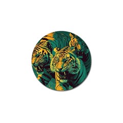 Tiger Golf Ball Marker by danenraven