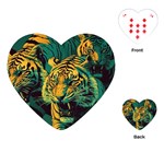 Tiger Playing Cards Single Design (Heart) Front