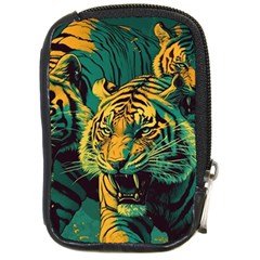 Tiger Compact Camera Leather Case by danenraven