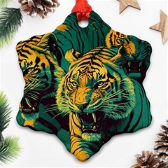 Tiger Ornament (snowflake)