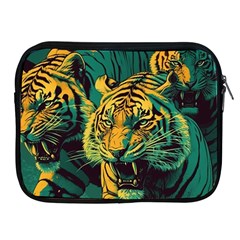 Tiger Apple Ipad 2/3/4 Zipper Cases by danenraven