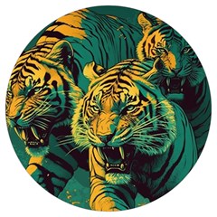 Tiger Round Trivet by danenraven