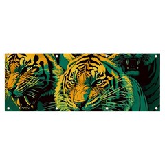 Tiger Banner And Sign 8  X 3  by danenraven